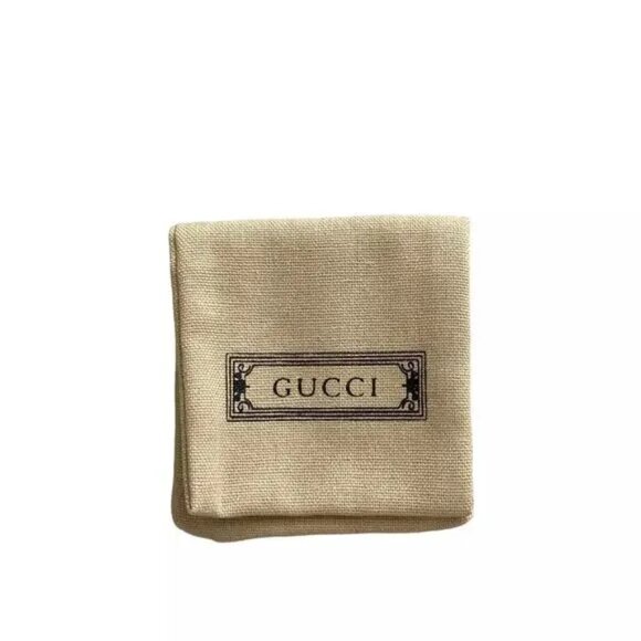 Authentic Gucci  GG Gold Tone Scarf Ring - Picture 8 of 8